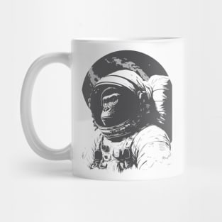 monkey on the moon Mug